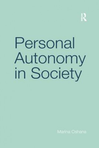 Book Personal Autonomy in Society OSHANA