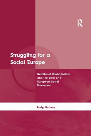 Kniha Struggling for a Social Europe MATHERS