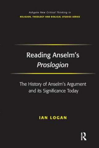 Книга Reading Anselm's Proslogion LOGAN