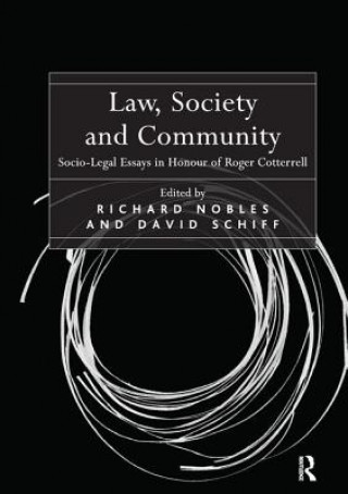 Book Law, Society and Community Richard Nobles