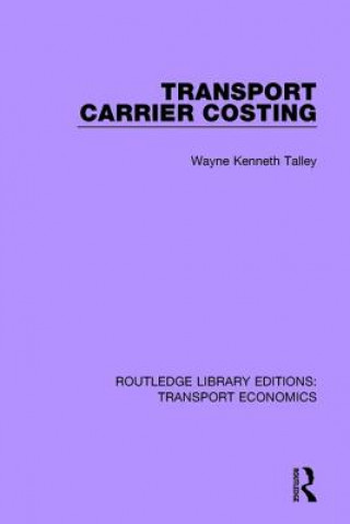 Könyv Transport Carrier Costing TALLEY