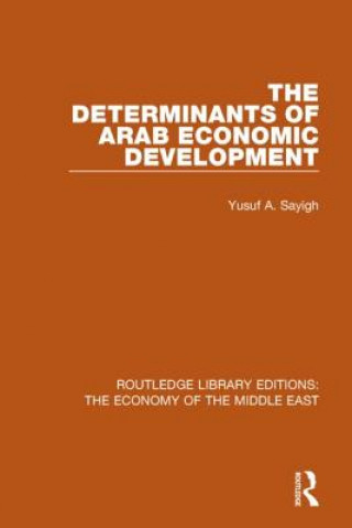 Livro Determinants of Arab Economic Development (RLE Economy of Middle East) Yusuf A. Sayigh