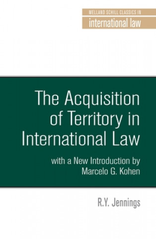Carte Acquisition of Territory in International Law R. Y. Jennings