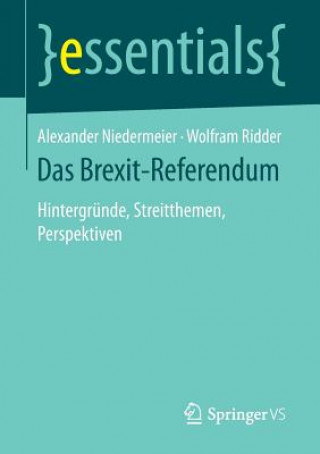 Buch Das Brexit-Referendum Alexander Niedermeier