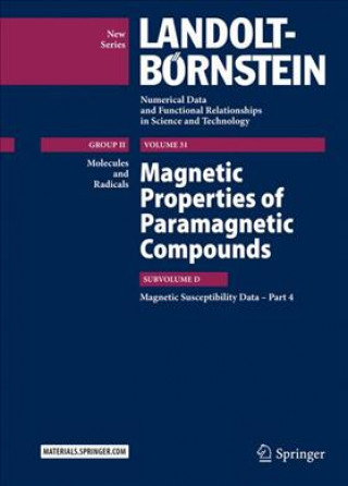 Kniha Magnetic Properties of Paramagnetic Compounds R. T. Pardasani