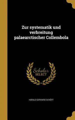 Kniha GER-ZUR SYSTEMATIK UND VERBREI Harald Gerhard Schott