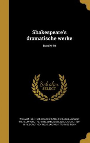 Carte GER-SHAKESPEARES DRAMATISCHE W William 1564-1616 Shakespeare