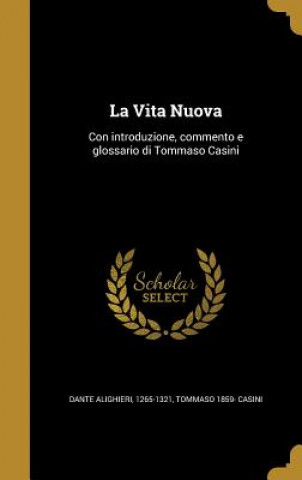 Książka ITA-VITA NUOVA Tommaso 1859 Casini