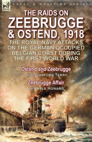 Carte Raids on Zeebrugge & Ostend 1918 C. Sanford Terry