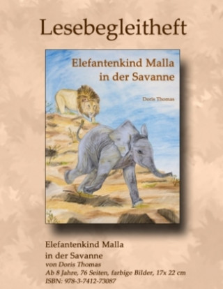 Kniha Elefantenkind Malla in der Savanne - Lesebegleitheft Doris Thomas