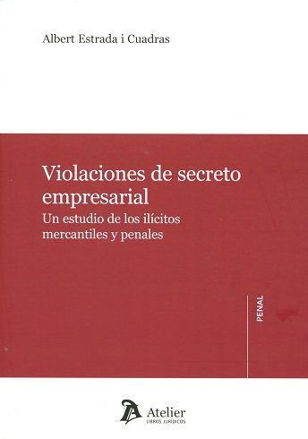 Knjiga Violaciones del secreto empresarial 