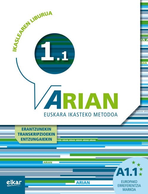 Kniha Arian A1.1. Ikaslearen liburua: (Erantzunak eta transkripzioak + CD audioa) 