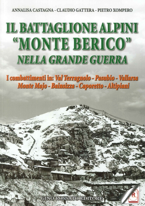 Carte Il battaglione alpini «Monte Berico» nella grande guerra. I combattimenti in: val Terragnolo, Pasubio, Vallarsa, monte Majo, Bainsizza, Caporetto, alt Annalisa Castagna