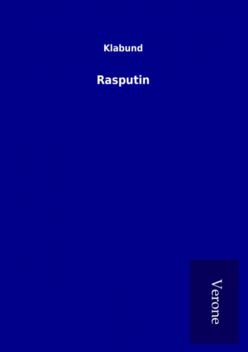 Knjiga Rasputin Klabund