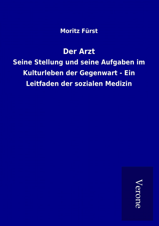 Kniha Der Arzt Moritz Fürst