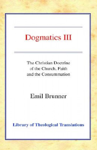 Buch DOGMATICS Emil Brunner