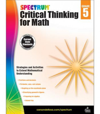 Carte Spectrum Critical Thinking for Math, Grade 5 Spectrum