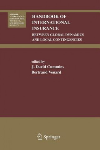 Kniha Handbook of International Insurance J. David Cummins
