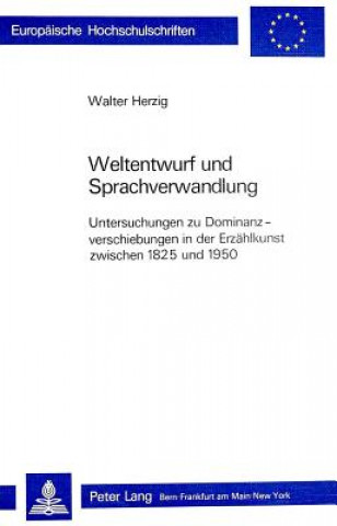 Kniha Weltentwurf und Sprachverwandlung Walter Herzig