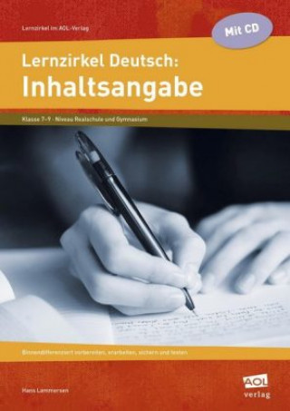 Könyv Lernzirkel Deutsch: Inhaltsangabe Hans Lammersen