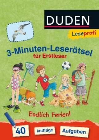 Книга 3-Minuten-Leserätsel für Erstleser: Endlich Ferien! Susanna Moll