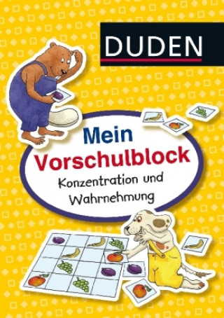 Knjiga Duden: Mein Vorschulblock: Konzentration und Wahrnehmung Christina Braun