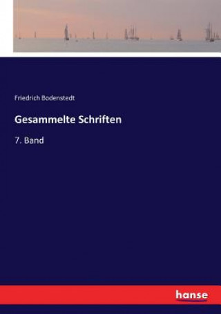 Book Gesammelte Schriften FRIEDRIC BODENSTEDT