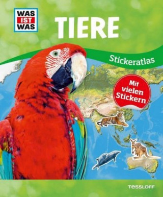 Книга WAS IST WAS Sticker-Atlas Tiere 