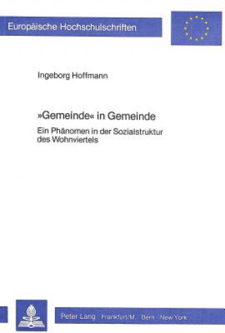Knjiga Â«GemeindeÂ» in Gemeinde Ingeborg Hoffmann