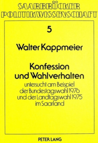 Carte Konfession und Wahlverhalten Walter Kappmeier