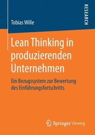 Książka Lean Thinking in Produzierenden Unternehmen Tobias Wille