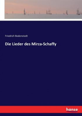 Książka Lieder des Mirza-Schaffy Friedrich Bodenstedt