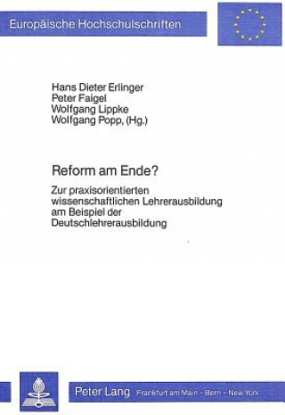 Kniha Reform am Ende? Hans Dieter Erlinger