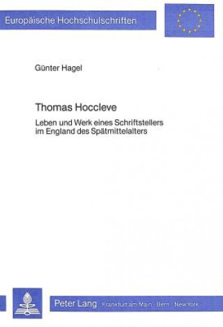 Könyv Thomas Hoccleve Günter Hagel