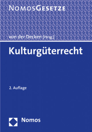 Kniha Kulturgüterrecht Kerstin von der Decken