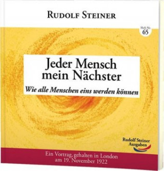 Libro Jeder Mensch mein Nächster Rudolf Steiner