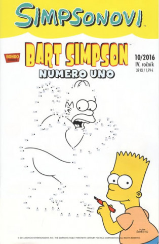Knjiga Bart Simpson Numero uno Matt Groening