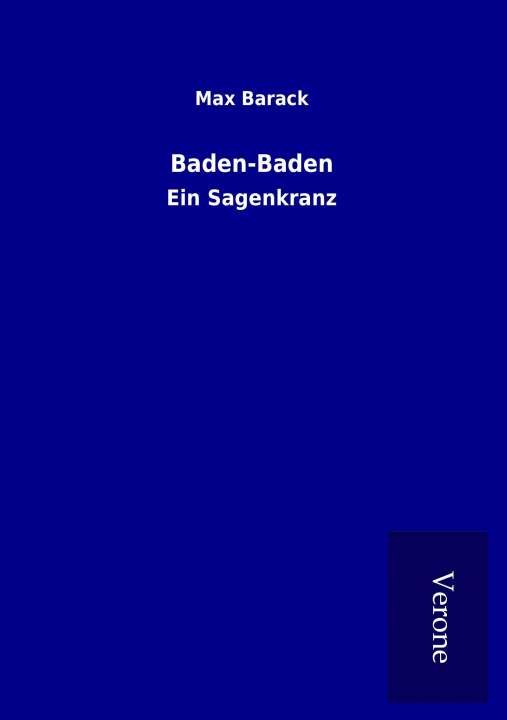 Książka Baden-Baden Max Barack