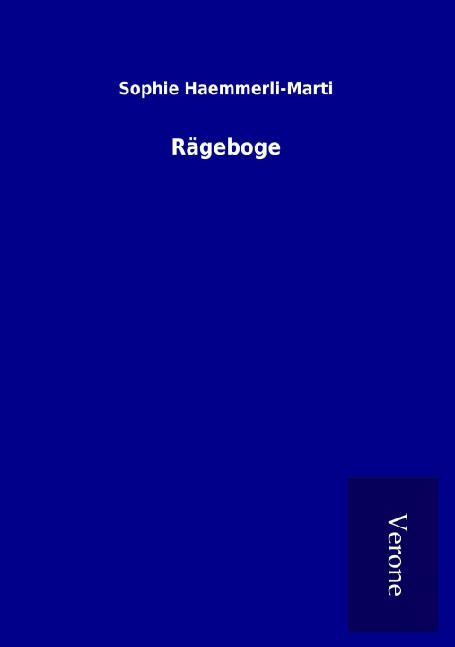 Книга Rägeboge Sophie Haemmerli-Marti