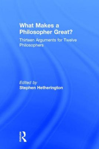 Buch What Makes a Philosopher Great? Hetherington