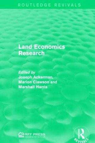 Książka Land Economics Research 