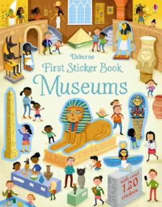 Book First Sticker Book Museums Holly Bathie