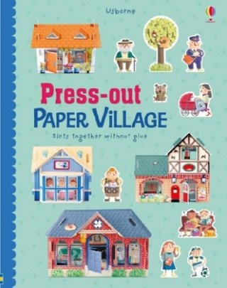 Kniha Press-out Paper Village Fiona Watt