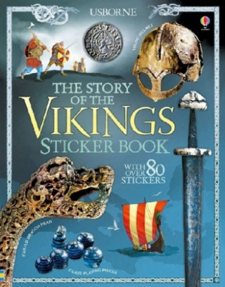 Kniha Story of the Vikings Sticker Book Megan Cullis