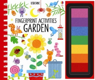 Book Fingerprint Activities Garden Fiona Watt