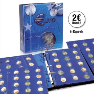 Játék 2-Euromünzen-Sammelalbum Topset, für alle 2 Euro-Münzen in Kapseln, 2014-2015 