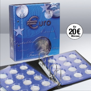 Játék 20-Euromünzen-Sammelalbum Topset, inkl. 2 Einssteckblättern für 20-Euro-Münzen 