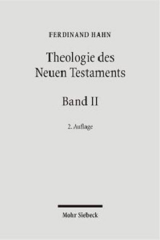 Книга Theologie des Neuen Testaments Ferdinand Hahn
