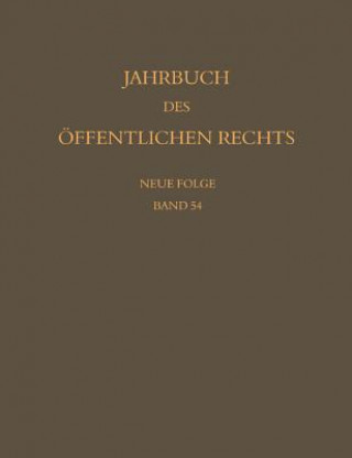 Kniha Jahrbuch des oeffentlichen Rechts der Gegenwart. Neue Folge Peter Häberle