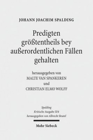 Книга Kritische Ausgabe Johann J. Spalding